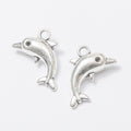 Zinc Alloy Dolphin Charm Pendant for DIY Necklace Bracelet Jewelry Making view 3