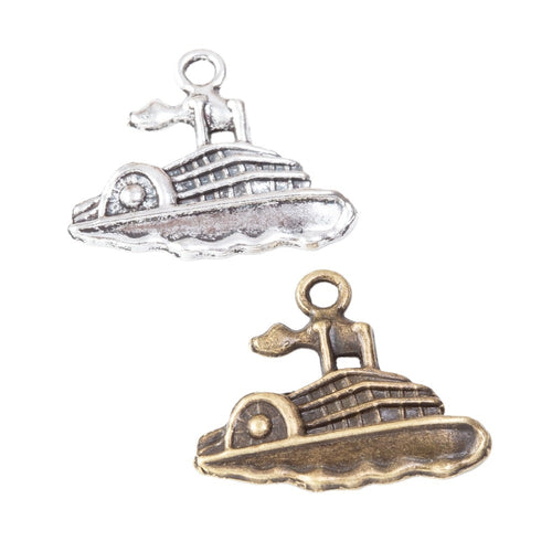 Zinc Alloy Sailboat Charm Pendant No.895603 for DIY Necklace Bracelet Jewelry Making