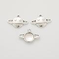 Zinc Alloy Planet Charm Pendant No.213629 for DIY Necklace Bracelet Jewelry Making view 4