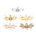 Zinc Alloy Bow Charm Pendant No.564196 for DIY Necklace Bracelet Jewelry Making view 5