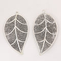 Zinc Alloy Leaf Charm Pendant No.140645 for DIY Necklace Bracelet Jewelry Making view 3