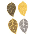 Zinc Alloy Leaf Charm Pendant No.140645 for DIY Necklace Bracelet Jewelry Making view 5