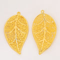 Zinc Alloy Leaf Charm Pendant No.140645 for DIY Necklace Bracelet Jewelry Making view 4
