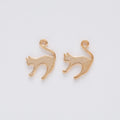 Zinc Alloy Cat Charm Pendant No.299412 for DIY Necklace Bracelet Jewelry Making view 2