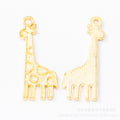 Zinc Alloy Giraffe Charm Pendant No.842916 for DIY Necklace Bracelet Jewelry Making view 4