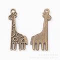 Zinc Alloy Giraffe Charm Pendant No.842916 for DIY Necklace Bracelet Jewelry Making view 3