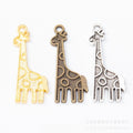 Zinc Alloy Giraffe Charm Pendant No.842916 for DIY Necklace Bracelet Jewelry Making view 1