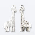 Zinc Alloy Giraffe Charm Pendant No.842916 for DIY Necklace Bracelet Jewelry Making view 2