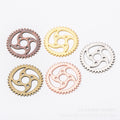 Zinc Alloy Gear Charm Pendant No.669055 for DIY Necklace Bracelet Jewelry Making view 5
