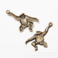 Zinc Alloy Monkey Charm Pendant No.099047 for DIY Necklace Bracelet Jewelry Making view 2