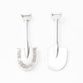 Zinc Alloy Shovel Charm Pendant No.527565 for DIY Necklace Bracelet Jewelry Making view 2
