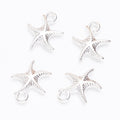 Zinc Alloy Starfish Charm Pendant No.148324 for DIY Necklace Bracelet Jewelry Making view 3