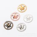 Zinc Alloy Gear Charm Pendant No.538900 for DIY Necklace Bracelet Jewelry Making view 5