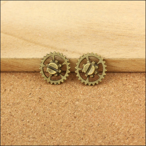 Zinc Alloy Gear Charm Pendant No.538900 for DIY Necklace Bracelet Jewelry Making