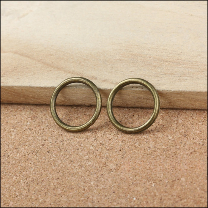 Antique Bronze Zinc Alloy Jewelry Findings Accessories for DIY Jewelry Making – Bronze