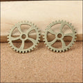 Zinc Alloy Gear Charm Pendant No.765580 for DIY Necklace Bracelet Jewelry Making view 2