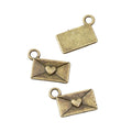 Zinc Alloy Envelope Charm Pendant No.484484 for DIY Necklace Bracelet Jewelry Making view 3