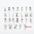 Zinc Alloy Letter A-Z Charm Pendant No.618086 for DIY Necklace Bracelet Jewelry Making view 2