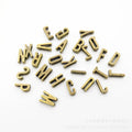 Zinc Alloy Letter A-Z Charm Pendant No.618086 for DIY Necklace Bracelet Jewelry Making view 4