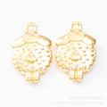 Zinc Alloy Sheep Charm Pendant No.526584 for DIY Necklace Bracelet Jewelry Making view 4