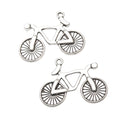 Zinc Alloy Bicycle Charm Pendant No.998586 for DIY Necklace Bracelet Jewelry Making view 2