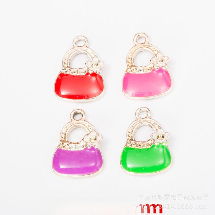 Zinc Alloy Handbag Charm Pendant No.720296 for DIY Necklace Bracelet Jewelry Making
