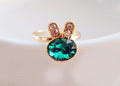 Korean Simple Flower Index Finger Ring Creative Open Adjustable Ring For Women Gift view 2