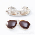 Zinc Alloy Glasses Charm Pendant No.455694 for DIY Necklace Bracelet Jewelry Making view 3