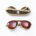 Zinc Alloy Glasses Charm Pendant No.455694 for DIY Necklace Bracelet Jewelry Making view 2