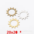 Zinc Alloy Gear Charm Pendant No.970144 for DIY Necklace Bracelet Jewelry Making view 1
