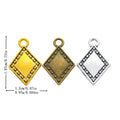 Zinc Alloy Playing Card Charm Pendant No.111180 for DIY Necklace Bracelet Jewelry Making view 3