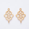 Zinc Alloy Chinese Knot Charm Pendant No.107915 for DIY Necklace Bracelet Jewelry Making view 4