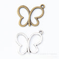 Zinc Alloy Butterfly Charm Pendant No.678597 for DIY Necklace Bracelet Jewelry Making view 1