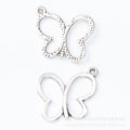 Zinc Alloy Butterfly Charm Pendant No.678597 for DIY Necklace Bracelet Jewelry Making view 3
