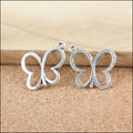 Zinc Alloy Butterfly Charm Pendant No.678597 for DIY Necklace Bracelet Jewelry Making view 4