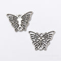 Zinc Alloy Butterfly Charm Pendant No.214617 for DIY Necklace Bracelet Jewelry Making view 2