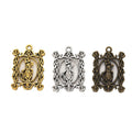 Zinc Alloy Rabbit Frame Charm Pendant for DIY Necklace Bracelet Jewelry Making view 5