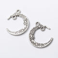 Zinc Alloy Moon Charm Pendant No.186421 for DIY Necklace Bracelet Jewelry Making view 2