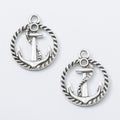 Zinc Alloy Anchor Charm Pendant No.616231 for DIY Necklace Bracelet Jewelry Making view 3