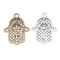 Zinc Alloy Hand Charm Pendant No.380840 for DIY Necklace Bracelet Jewelry Making view 2