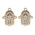 Zinc Alloy Hand Charm Pendant No.380840 for DIY Necklace Bracelet Jewelry Making view 4