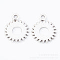 Zinc Alloy Gear Charm Pendant No.052865 for DIY Necklace Bracelet Jewelry Making view 3