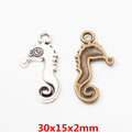 Zinc Alloy Seahorse Charm Pendant No.446217 for DIY Necklace Bracelet Jewelry Making view 1