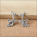 Antique Silver Zinc Alloy Squirrel Charm Pendant No.426819 for DIY Necklace Bracelet Jewelry Making view 3