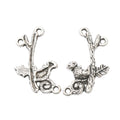 Antique Silver Zinc Alloy Squirrel Charm Pendant No.426819 for DIY Necklace Bracelet Jewelry Making view 4