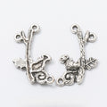 Antique Silver Zinc Alloy Squirrel Charm Pendant No.426819 for DIY Necklace Bracelet Jewelry Making view 1