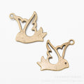 Zinc Alloy Bird Charm Pendant No.534867 for DIY Necklace Bracelet Jewelry Making view 2