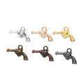 Zinc Alloy Pistol Charm Pendant No.528035 for DIY Necklace Bracelet Jewelry Making view 5