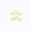 Zinc Alloy Mustache Charm Pendant for DIY Necklace Bracelet Jewelry Making view 4