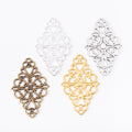 Zinc Alloy Flower Charm Pendant No.161341 for DIY Necklace Bracelet Jewelry Making view 5